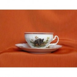 Šálek s podšálkem na čaj Bernadotte (2ks), Lovy, 155 ml